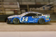 Chase Briscoe (14) at the Bristol Motor Speedway Dirt Course. - Source: Imagn
